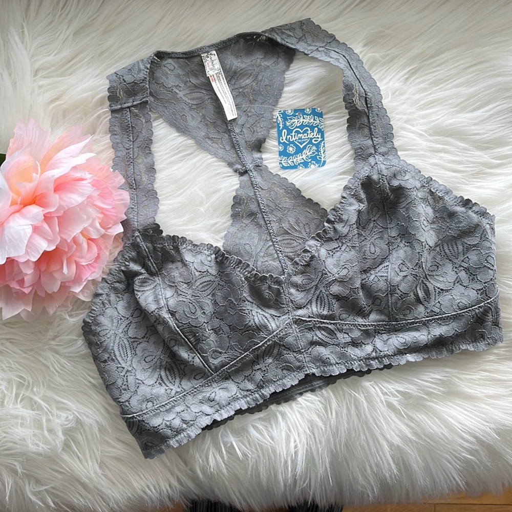 Free People | Intimately Free People Lace Bralette Large NWT